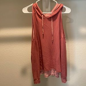 American Eagle Soft and SexyOpen Shoulder Sweatshirt Style Top